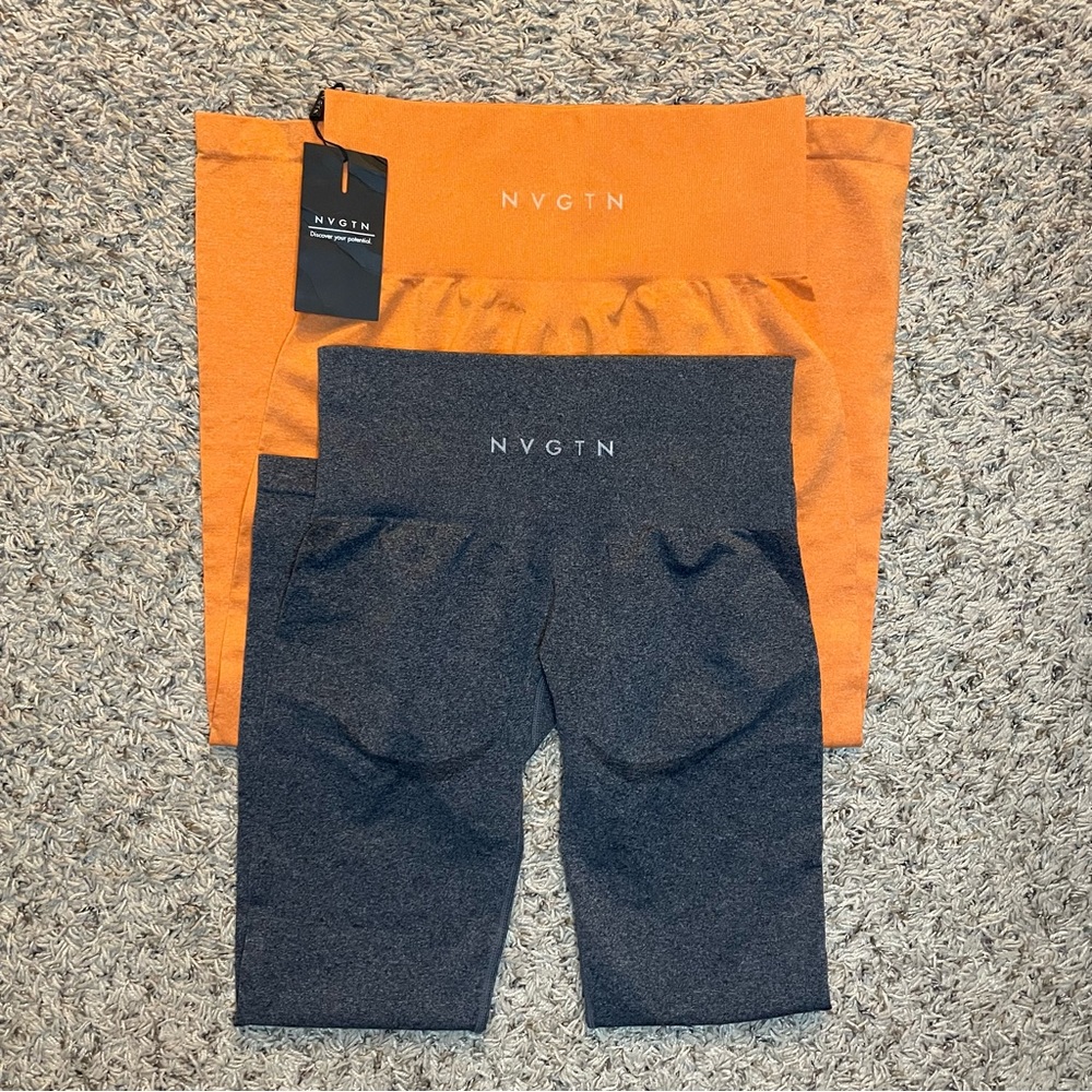 (2) NVTGN seamless leggings